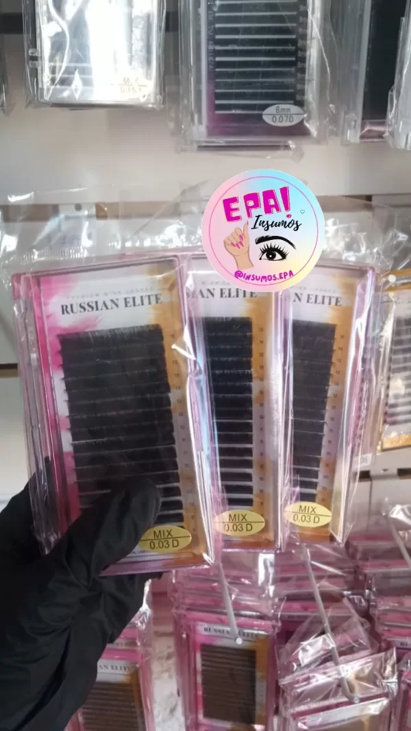 Pestañas Russian Elite mix 0.03D