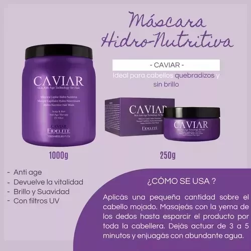 Máscara CAVIAR Fidelité 270grs 2