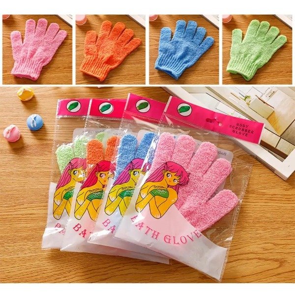 Guantes exfoliantes