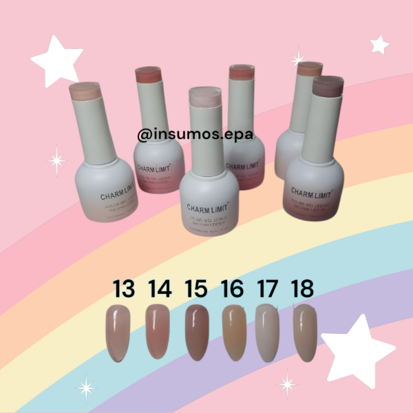 Esmaltes Charm limit (elegir colores o serie 2)
