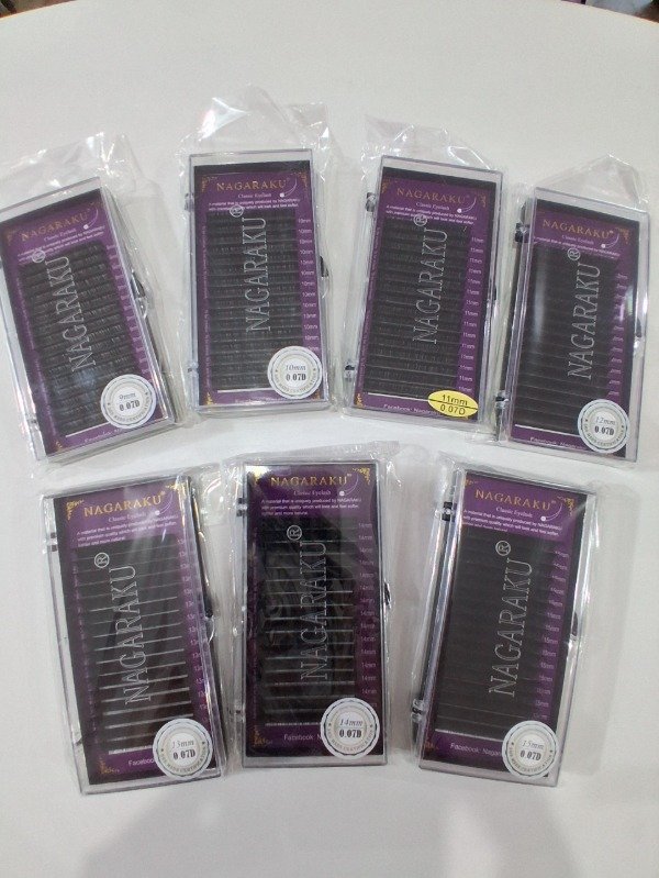 Pestañas Nagaraku medidas únicas 0.07D