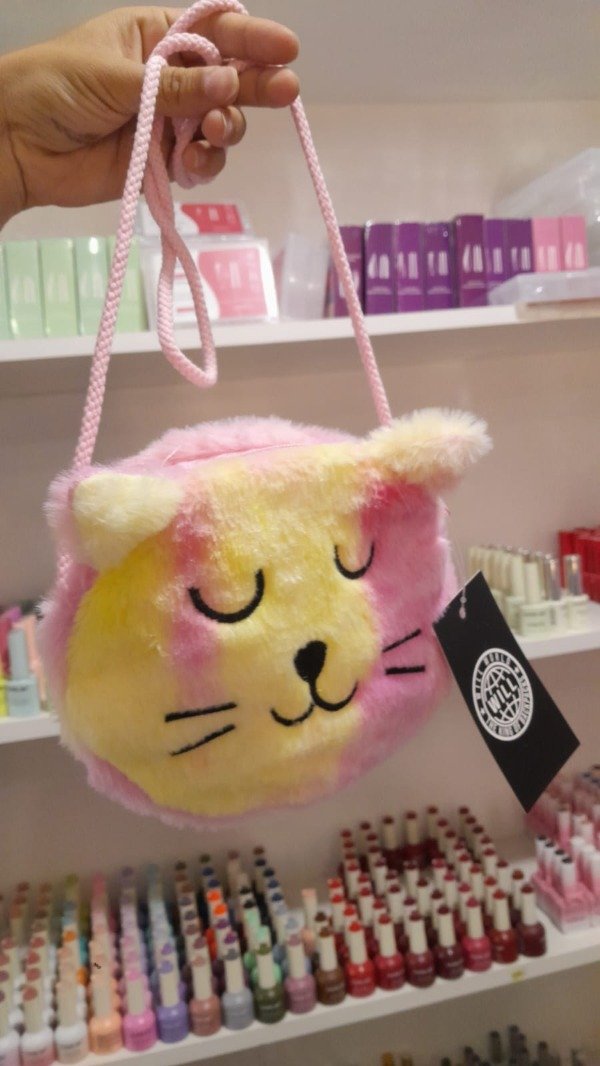Mini cartera bandolera de peluche 3