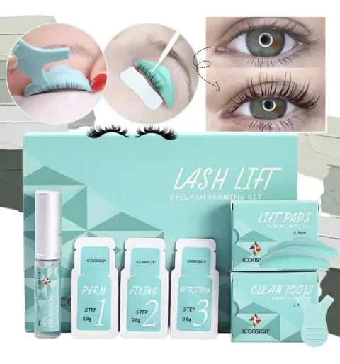 Kit de lifting de pestañas Inconsig caja verde