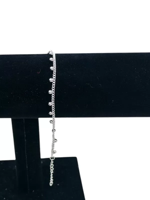 Pulsera pelotita acero blanco