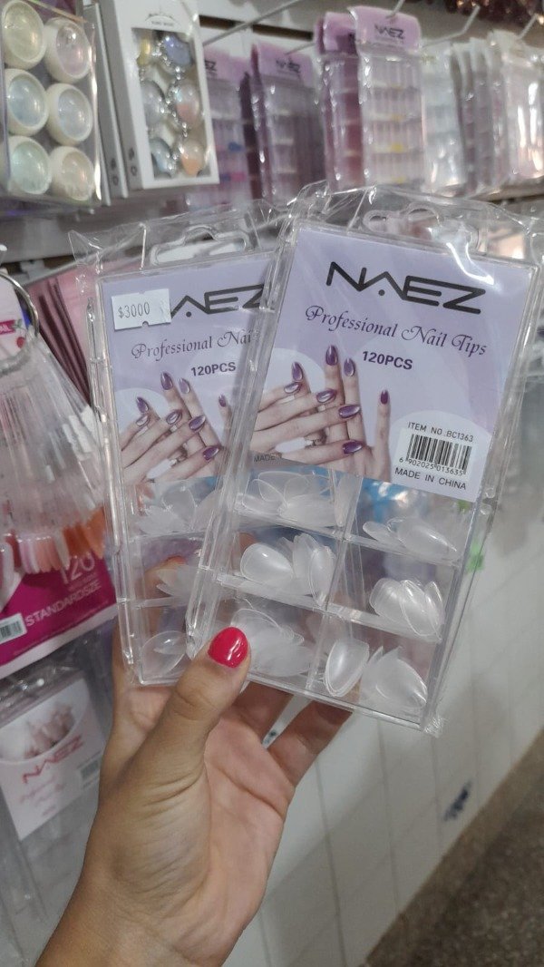 Tips almendras cortos 120pcs NAEZ