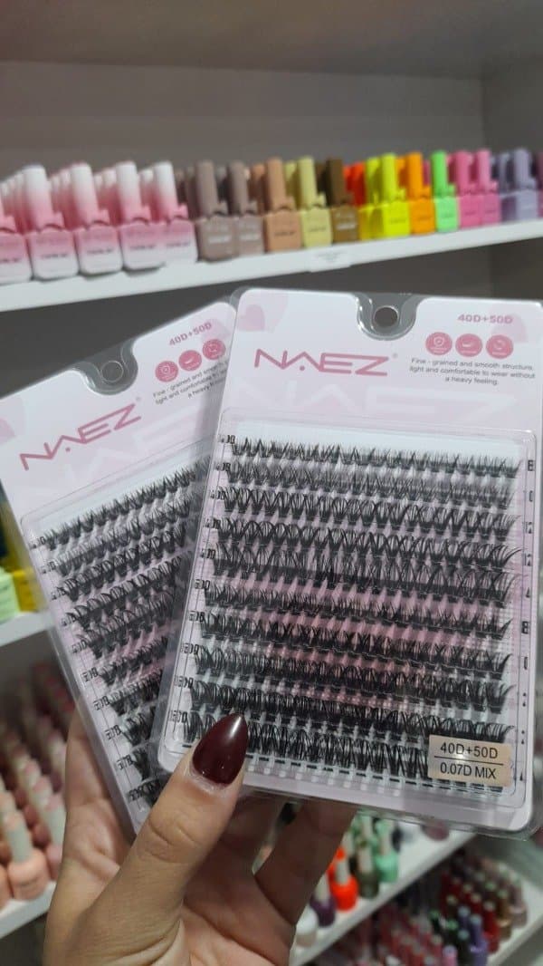 Pestañas en grupo 30D+ 40D 0.07D MIX NAEZ