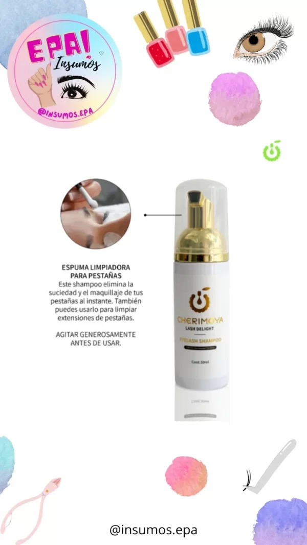 Shampoo para pestañas Cherimoya