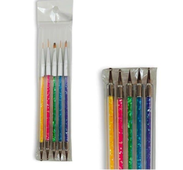Set de Pinceles con Dotting