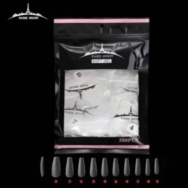 Tips PARIS NIGTH prelimado coffin 500PCS