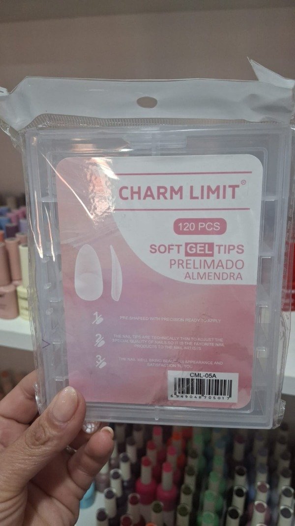 Tips Charm limit Almendra 120PCS