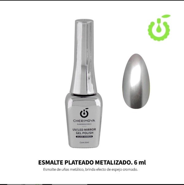 Esmalte plateado metalizado