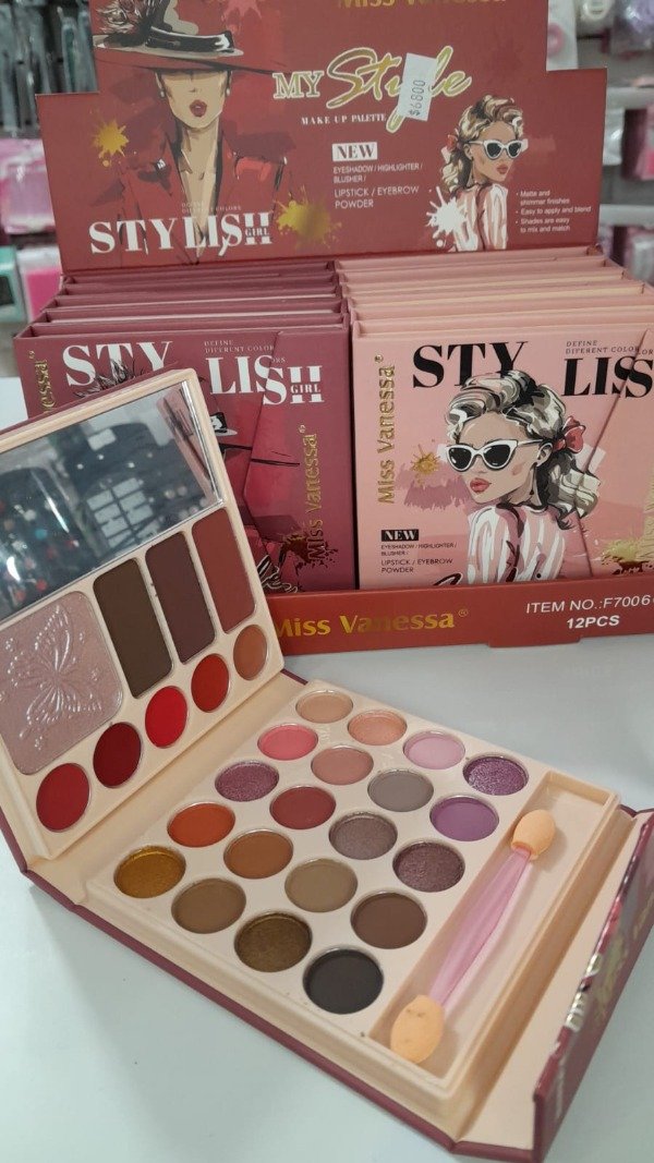 Paleta de sombras Miss Vanessa 01