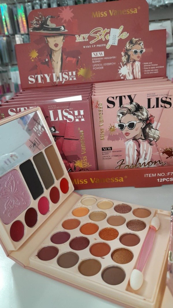 Paleta de sombras Miss Vanessa 02