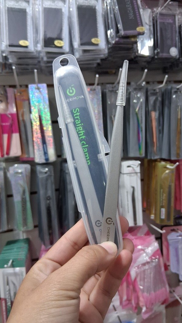 Pinza recta Cherimoya con estuche