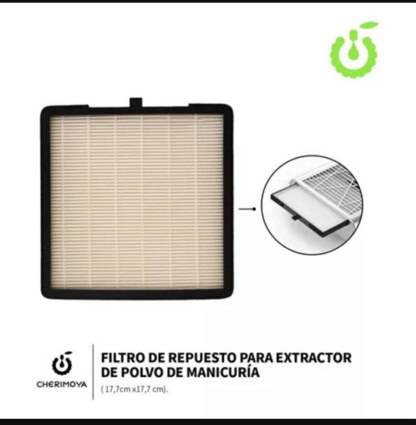 Filtro de repuesto para extractor Cherimoya