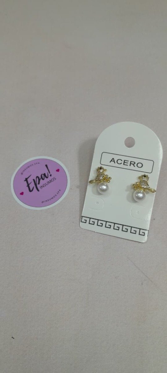 Aros pajaritos dorados