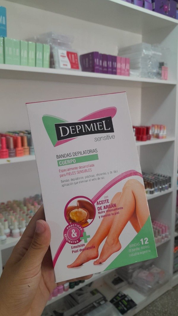 Bandas depilatorias para cuerpo DEPIMIEL