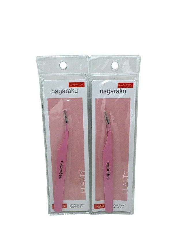 Pinza delfín curva Nagaraku rosa