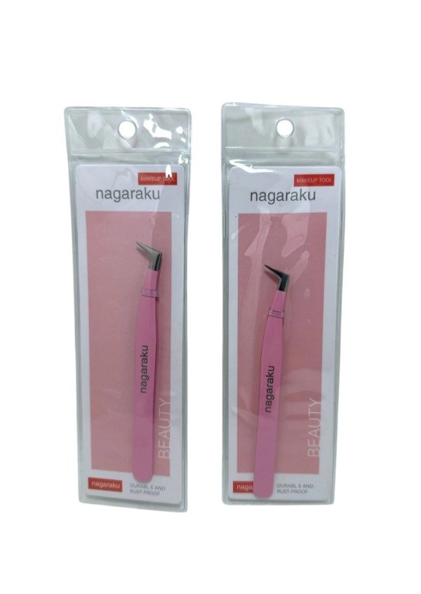 Pinza L de volumen Nagaraku rosa