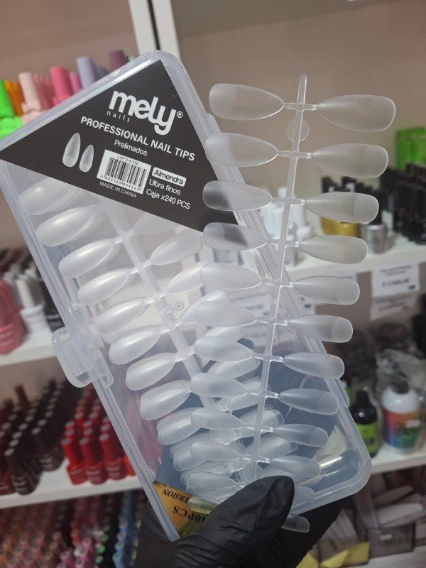 Tips almendra prelimados mely 240pcs
