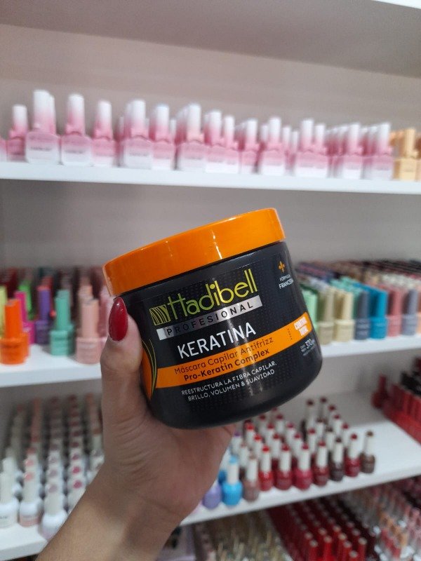 Máscara capilar antifrizz con KERATINA HADIBELL
