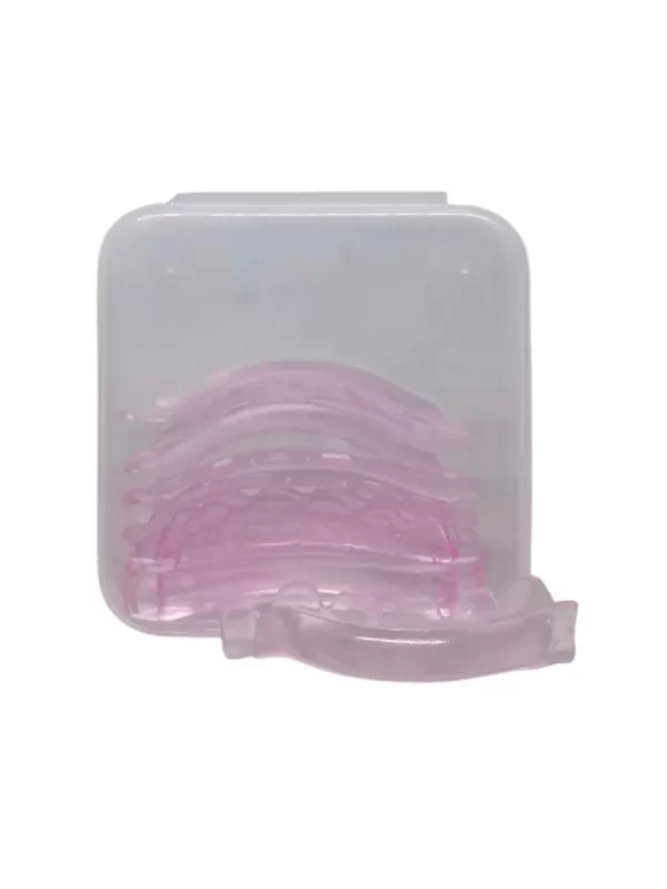 Bigudíes anatómicos Curva U (color rosa)