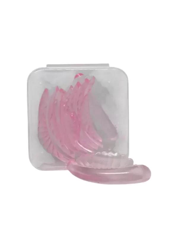 Bigudíes anatómicos sirena (color rosa) Curva c