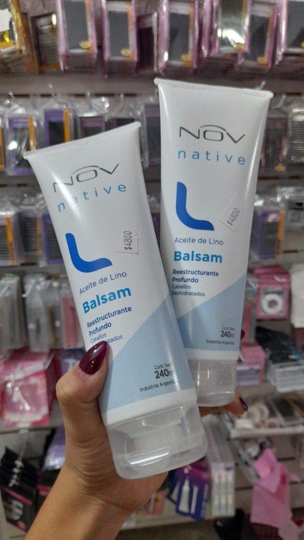 Bálsamo con aceite de lino NOV 240ml