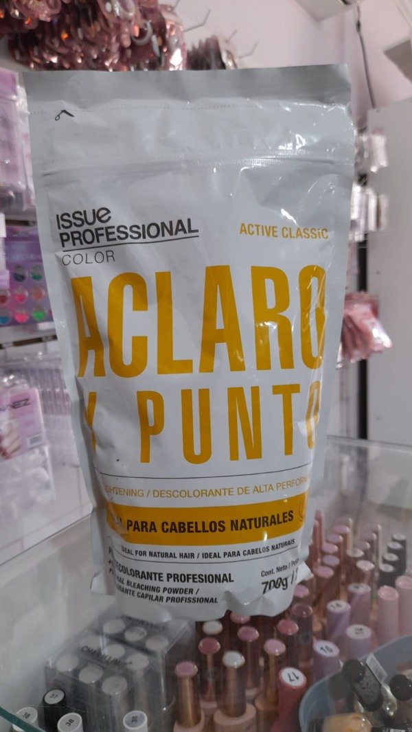 Polvo decolorante ideal para cabellos naturales Issue professional