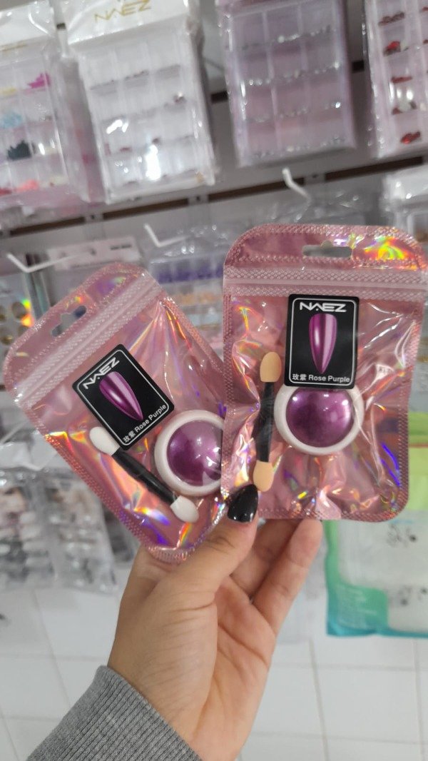 Polvo espejo Tono rose purple NAEZ
