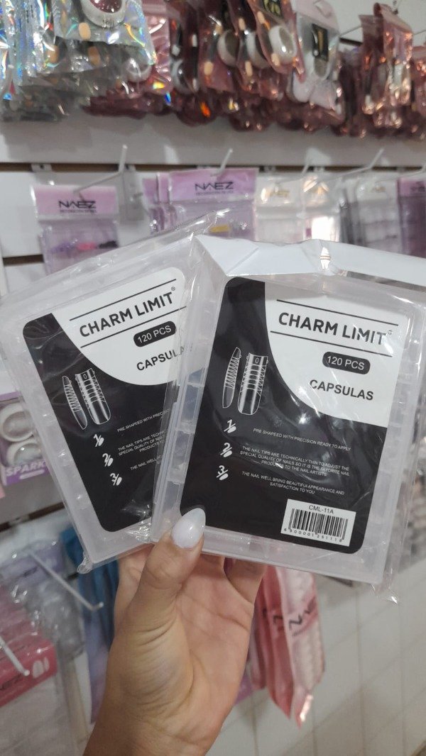 Tips dual 120pcs Charm limit cuadradas