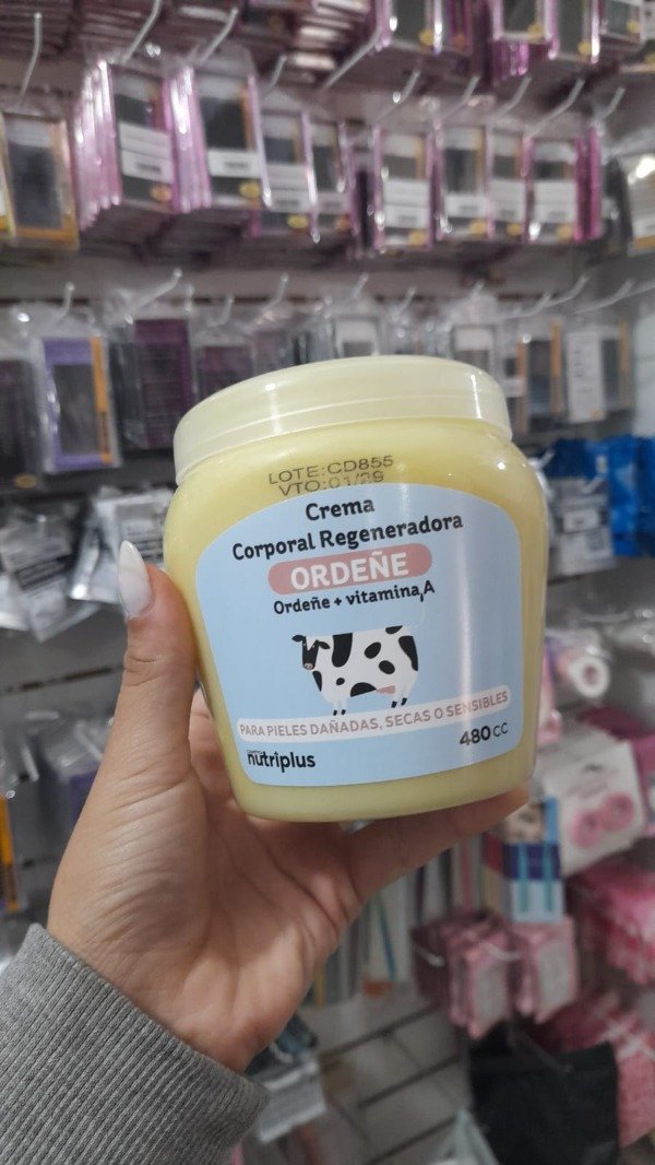 Crema corporal Regenadora Ordeñe NUTRIPLIS