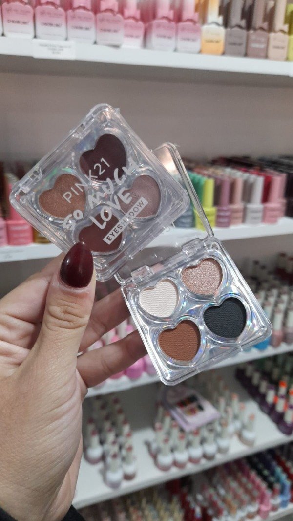 Mini sombras corazón Tono01 PINK21